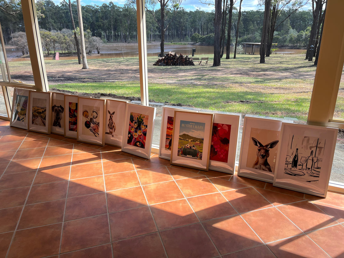 Claire S. - 12 Posters for my AirBnB in the Hunter Valley