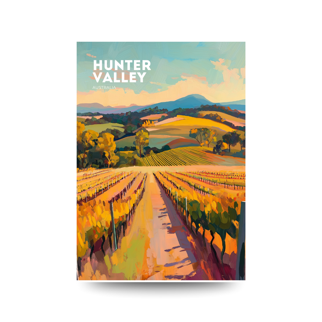 Hunter Valley 'Vine View' Poster