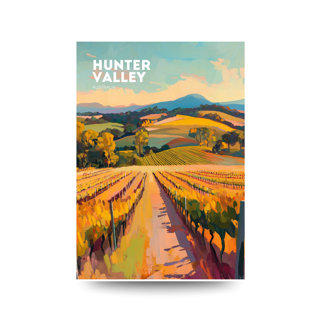 Hunter Valley 'Vine View' Poster