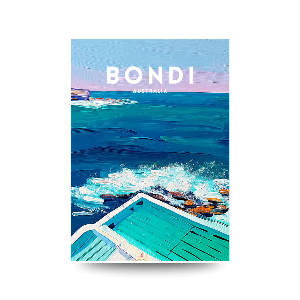 Sydney 'Bondi Icebergs' Poster