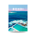 Sydney 'Bondi Icebergs' Poster