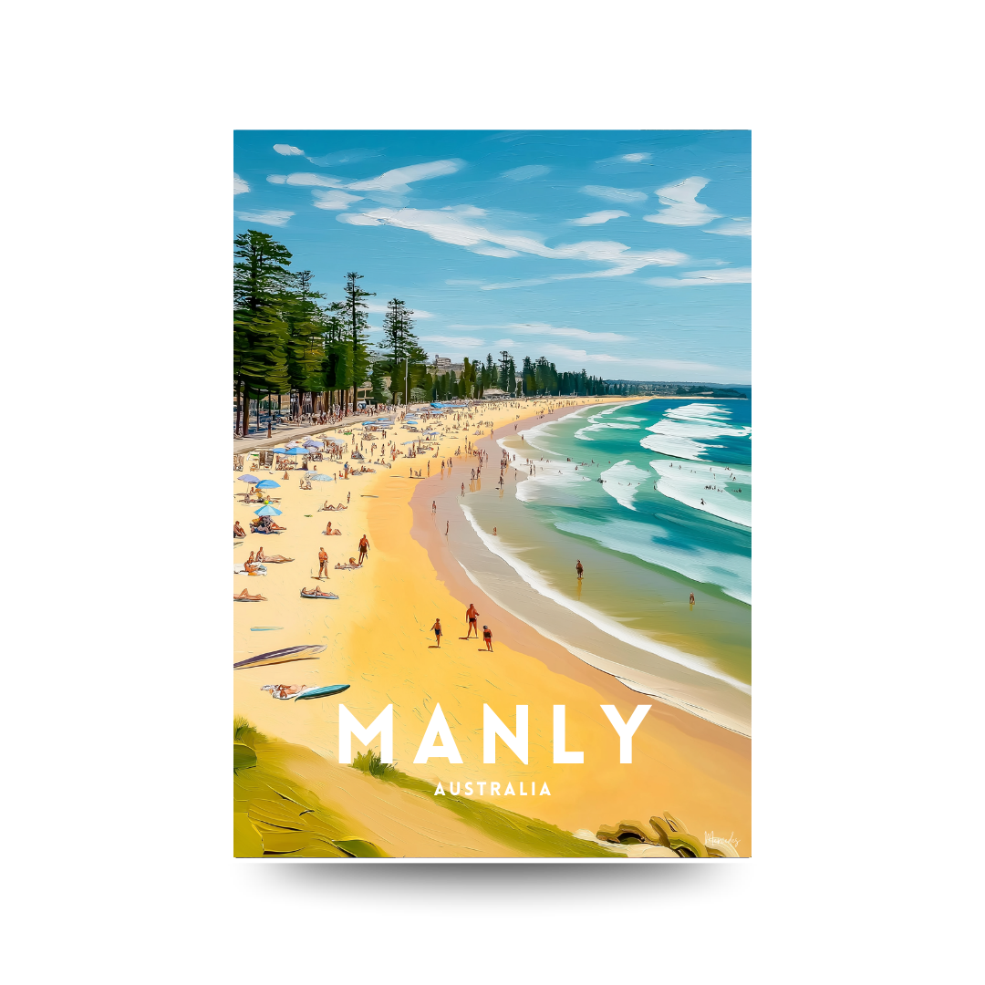 Sydney 'Manly Beach' Poster