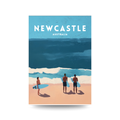 Newcastle 'Ocean Gazers' Poster