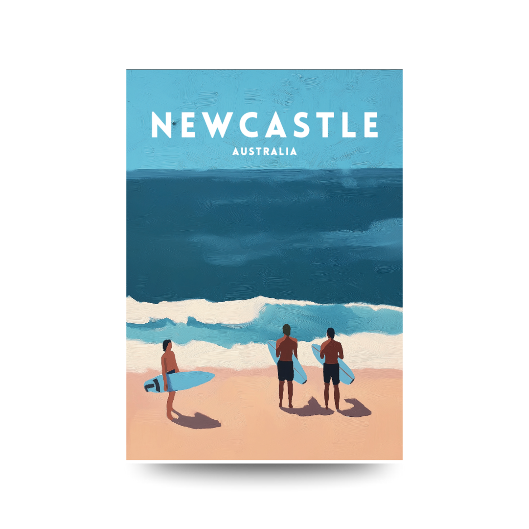 Newcastle 'Ocean Gazers' Poster
