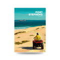 Port Stephens 'Sand Dunes' Poster