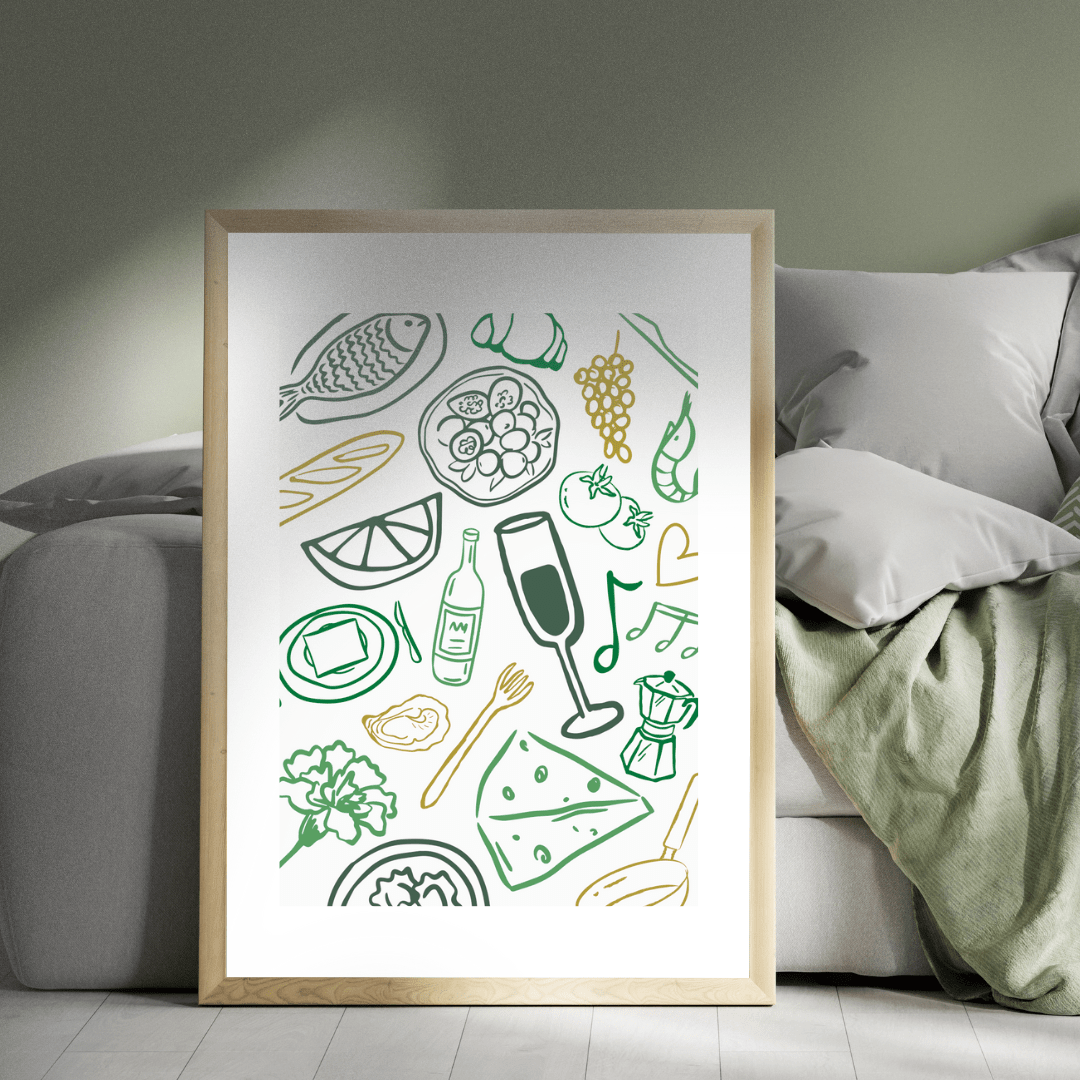 'Eat Your Greens' Poster