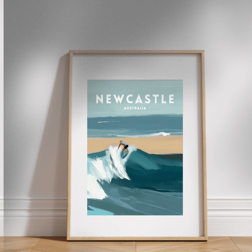 Newcastle 'Ride the Wave' Poster