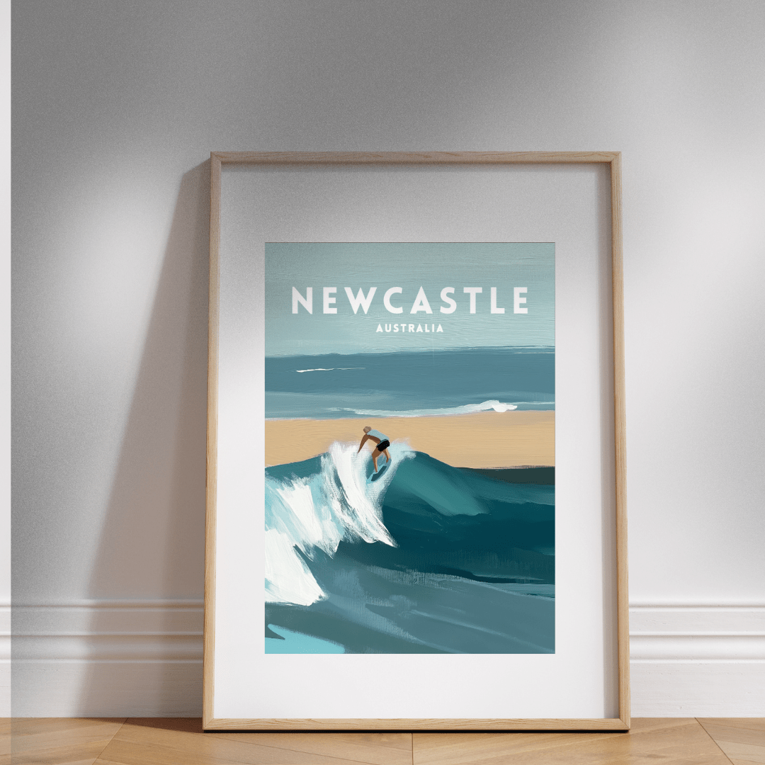 Newcastle 'Ride the Wave' Poster