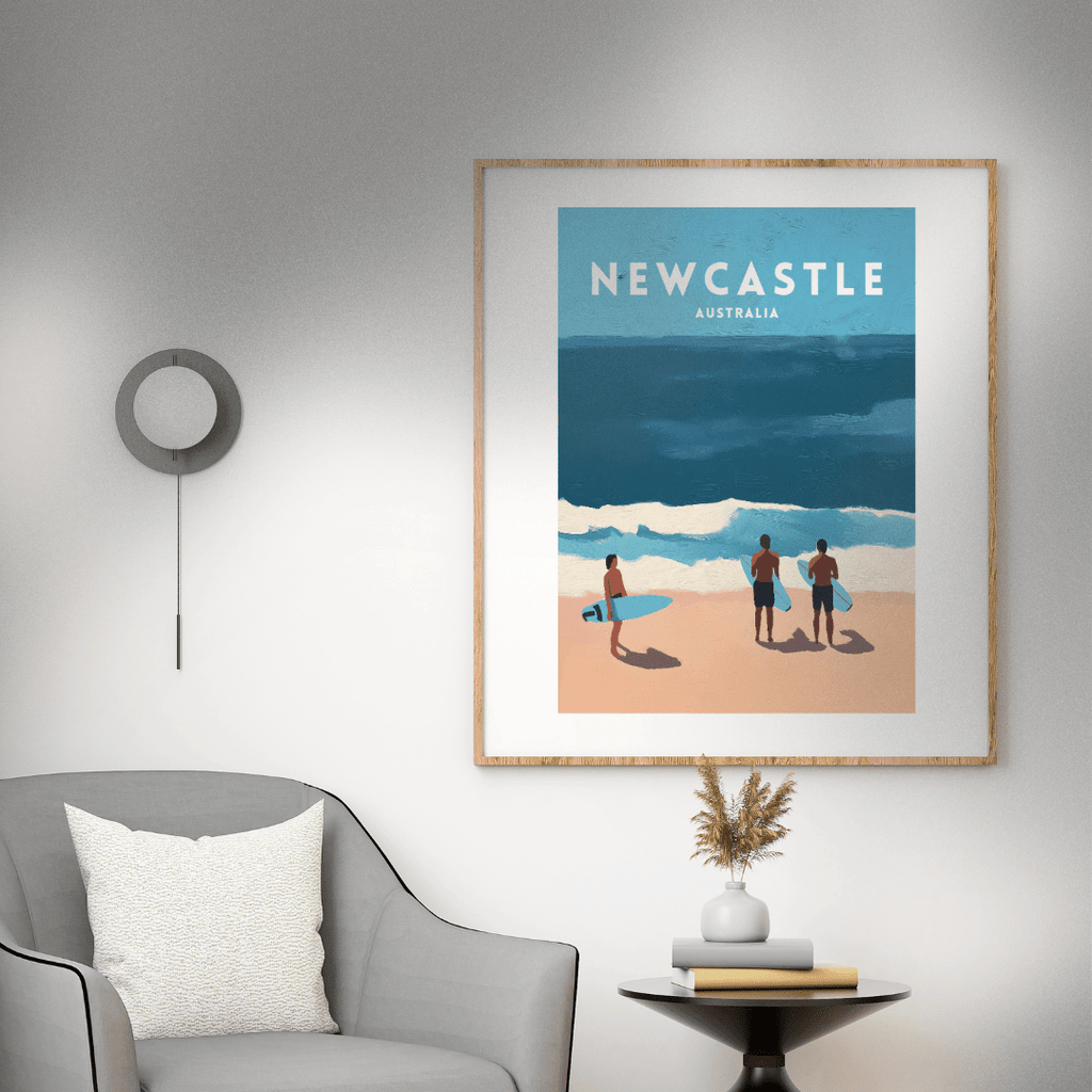 Newcastle 'Ocean Gazers' Poster