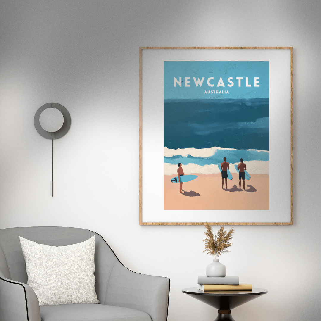 Newcastle 'Ocean Gazers' Poster