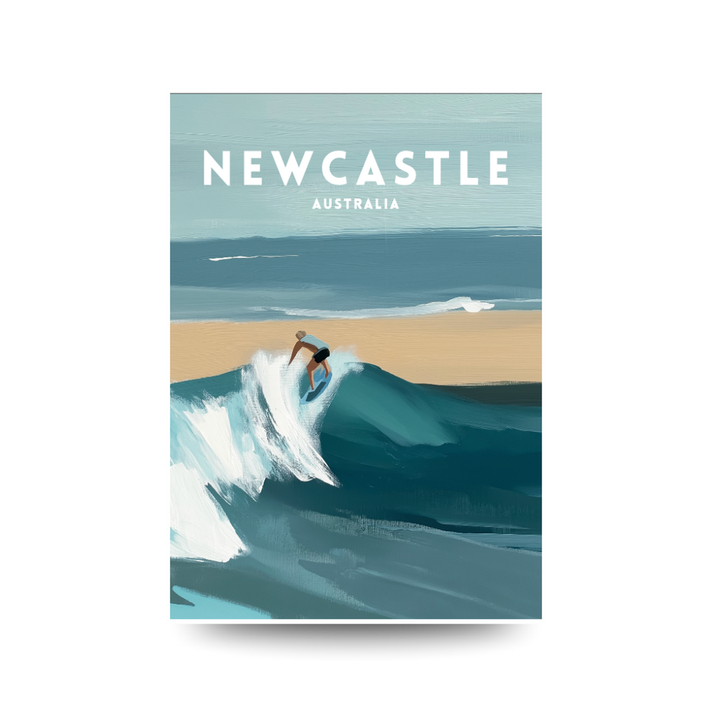 Newcastle 'Ride the Wave' Poster