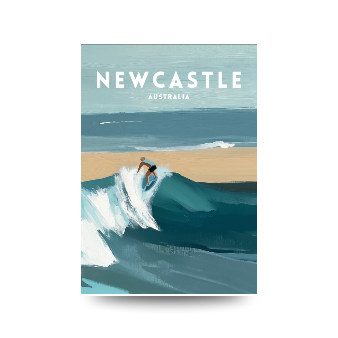 Newcastle 'Ride the Wave' Poster