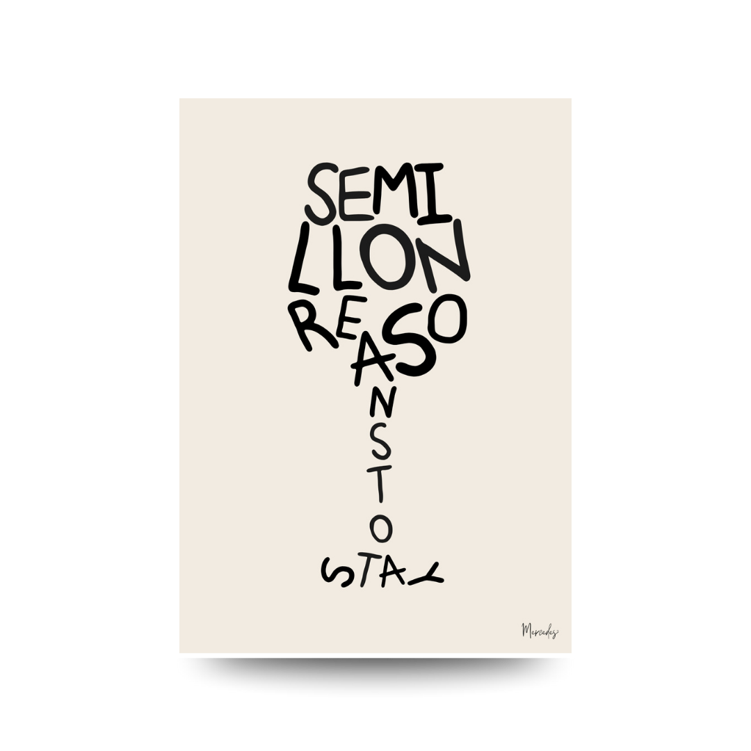 Hunter Valley 'Semillon Reasons' Poster