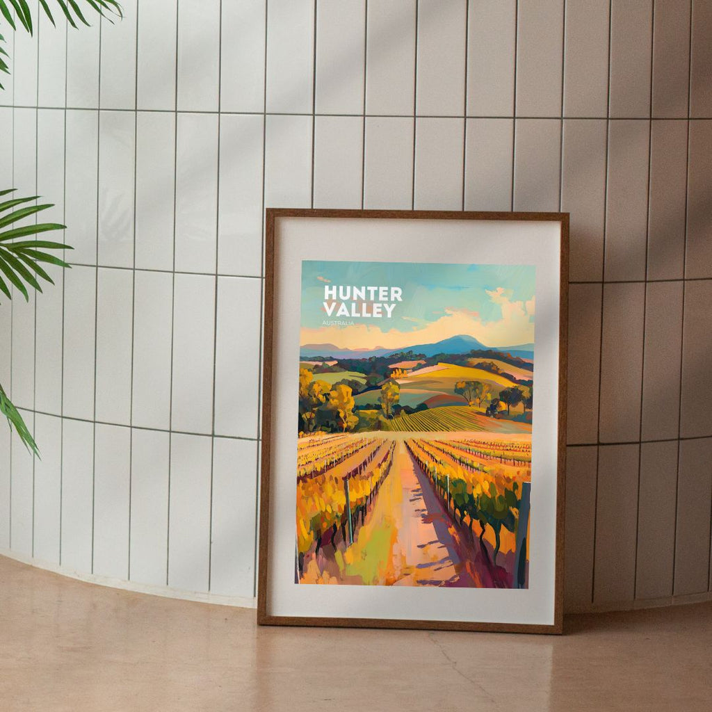 Hunter Valley 'Vine View' Poster