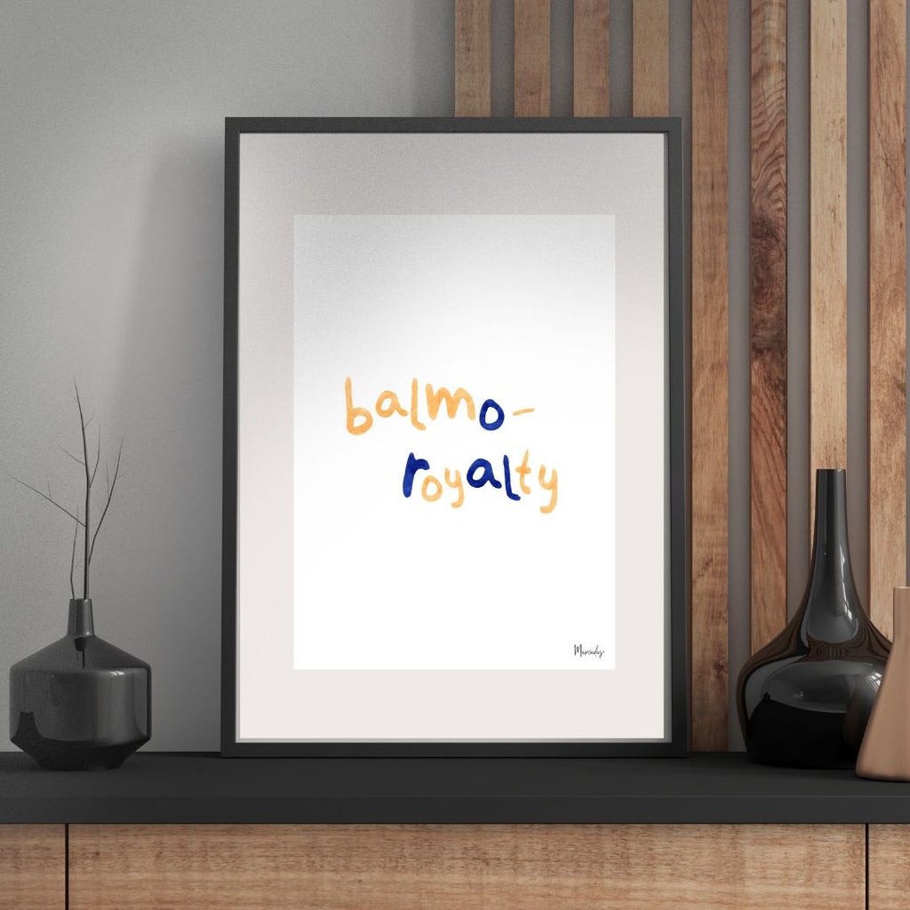 Balmoral Sydney Typography Poster