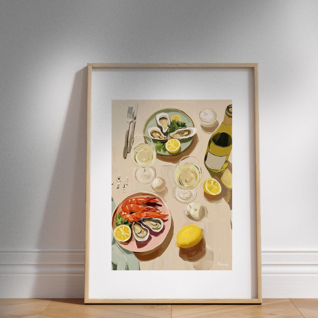 'Blanc De Blanc' Poster