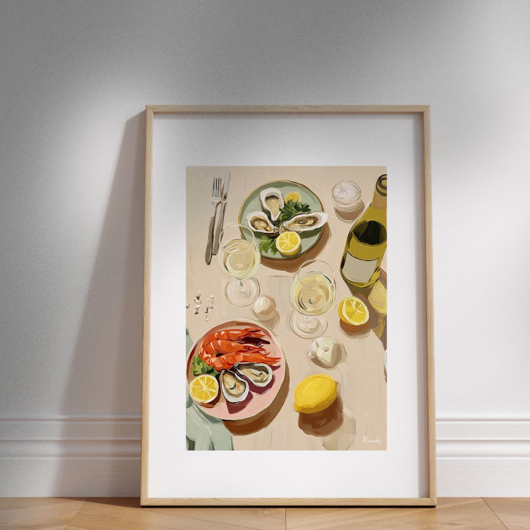 'Blanc De Blanc' Poster