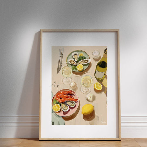 'Blanc De Blanc' Poster