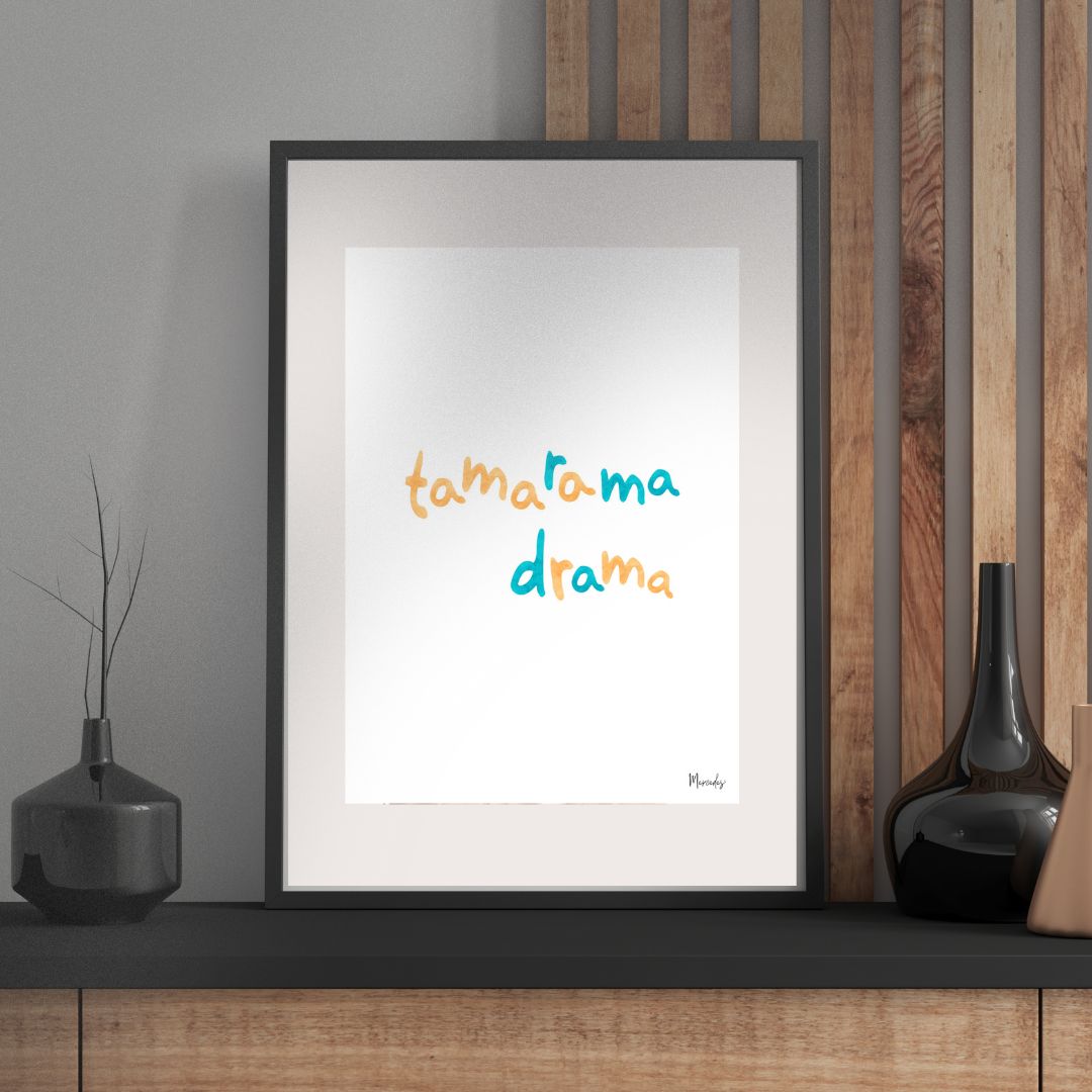 Tamarama Sydney Typography Poster