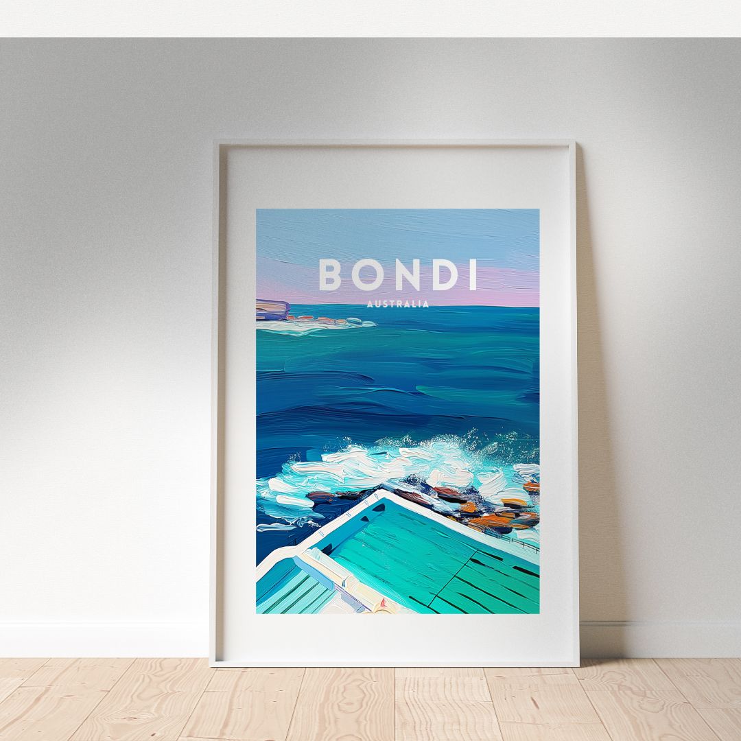 Sydney 'Bondi Icebergs' Poster