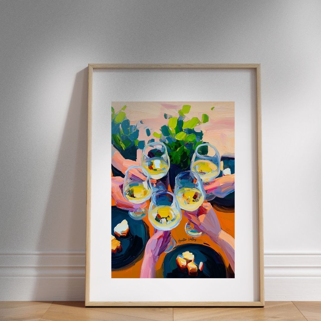 Hunter Valley 'Salut' Poster