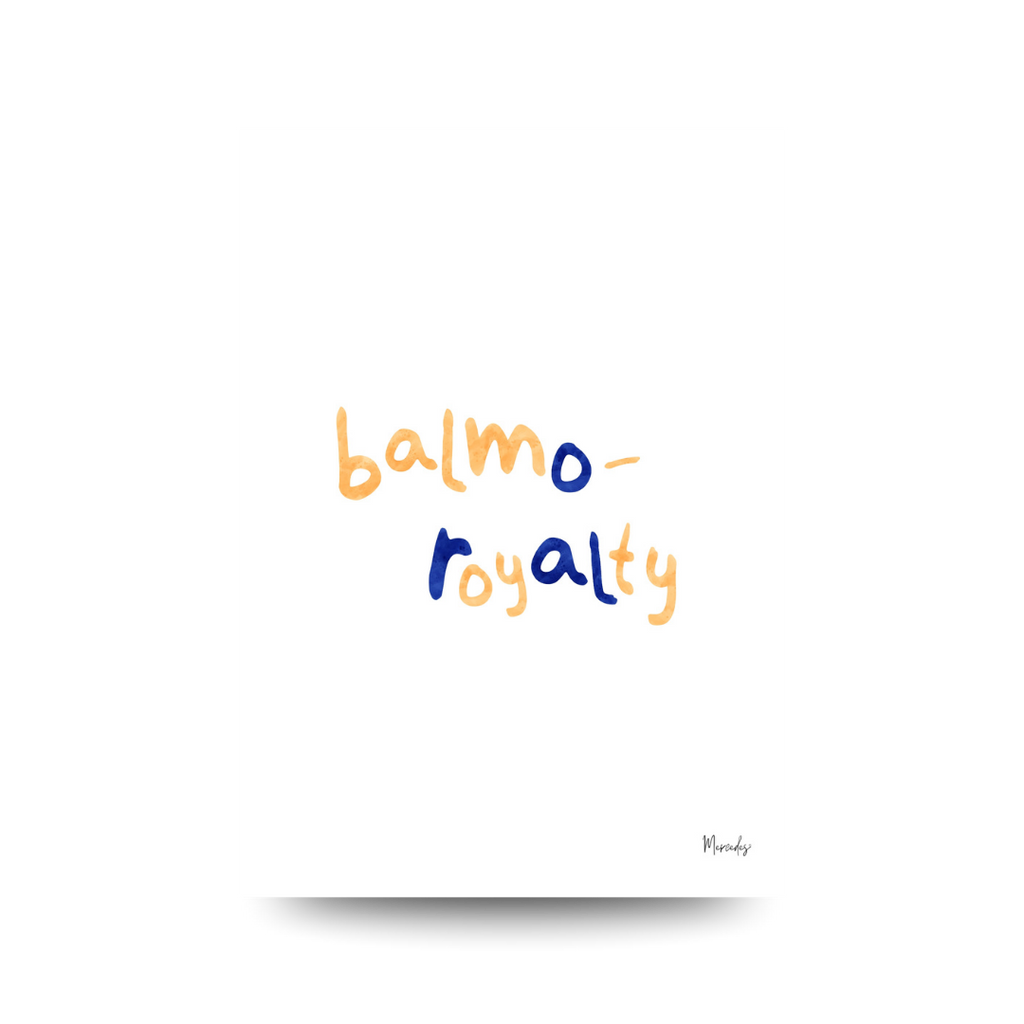 Balmoral Sydney Typography Poster