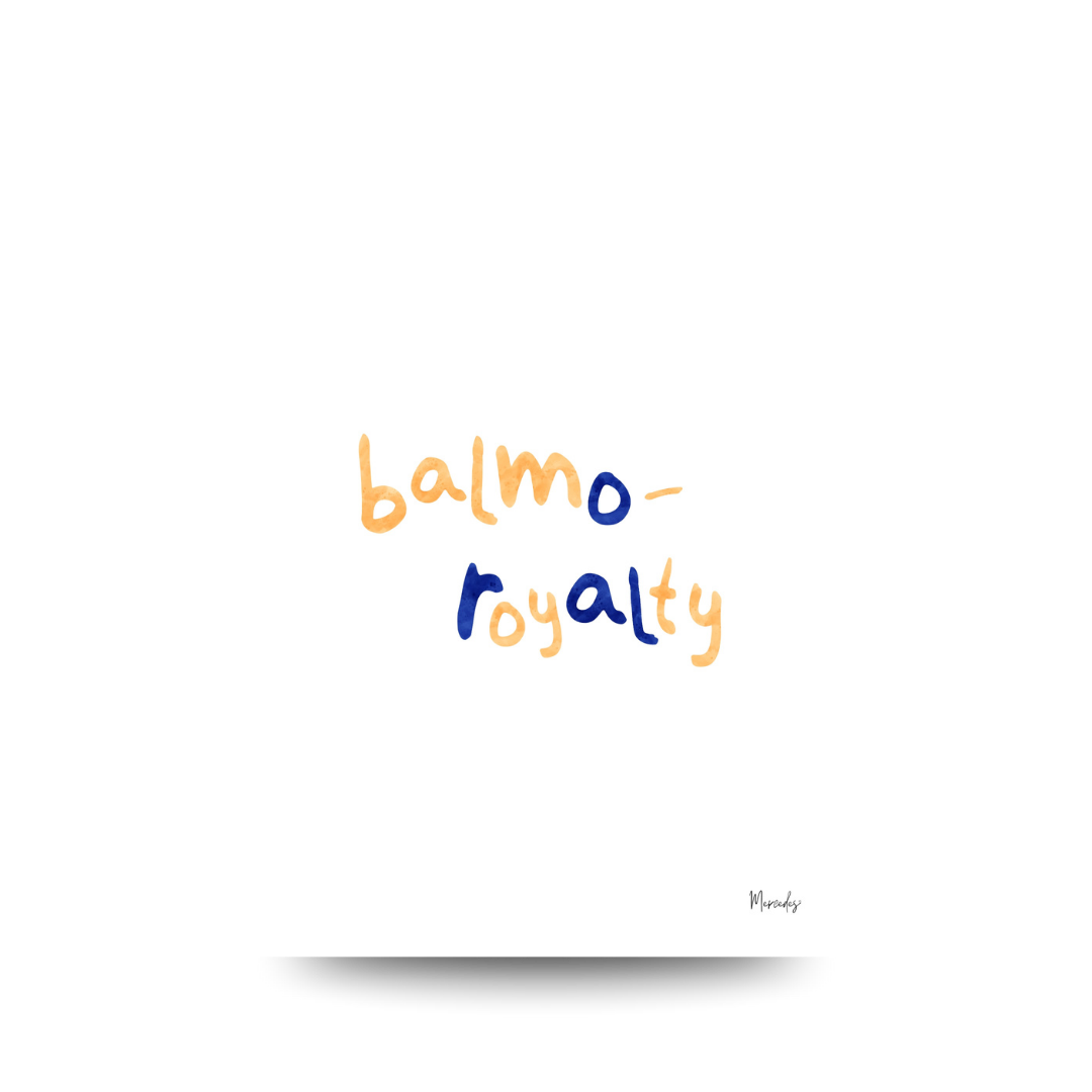Balmoral Sydney Typography Poster