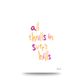 Surry Hills Sydney Typography Poster