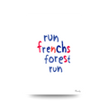 Frenchs Forest Sydney Typography Poster