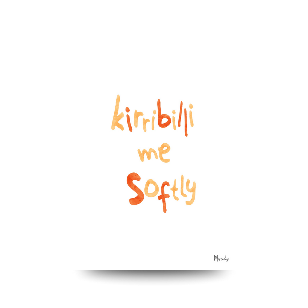 Kirrilbilli Sydney Typography Poster