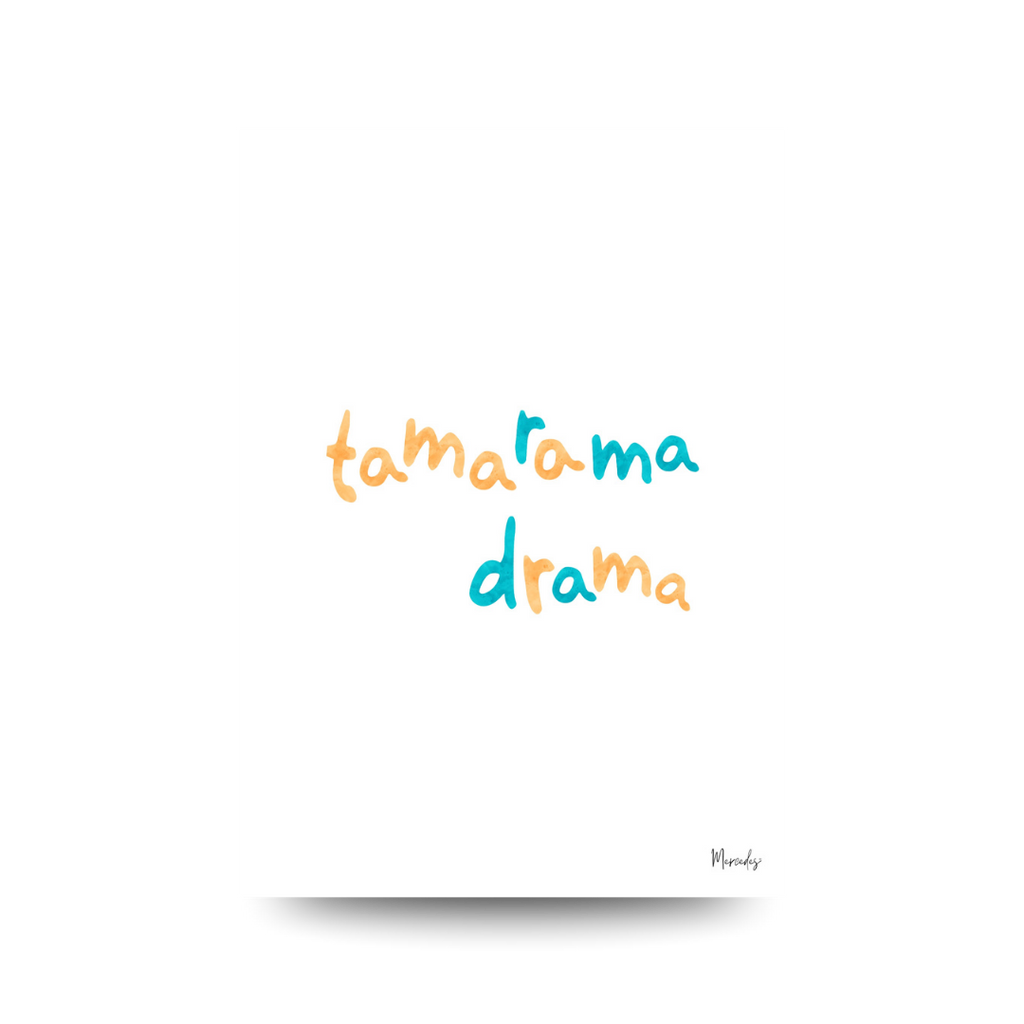 Tamarama Sydney Typography Poster