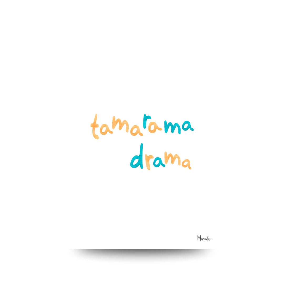 Tamarama Sydney Typography Poster